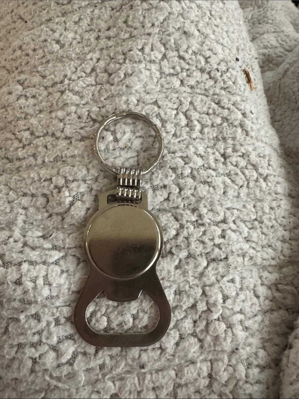 Moosehead Beer Silver Bottle Opener Keychain - RARE Vintage!